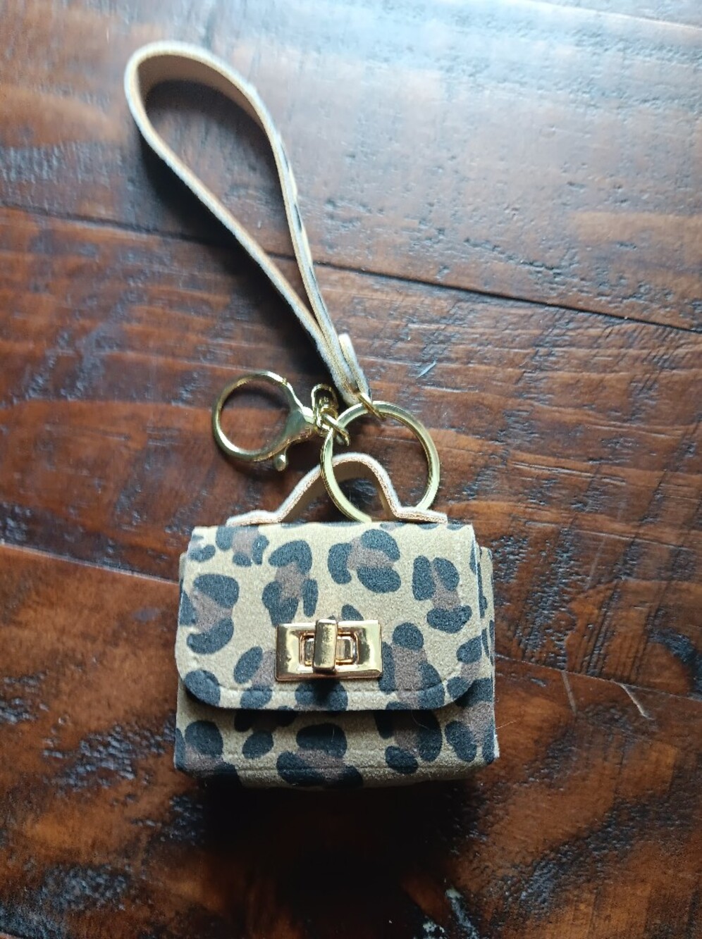 LEOPARD PRINT MINI CHARM FOR HANDBAGS/BACKPACKS